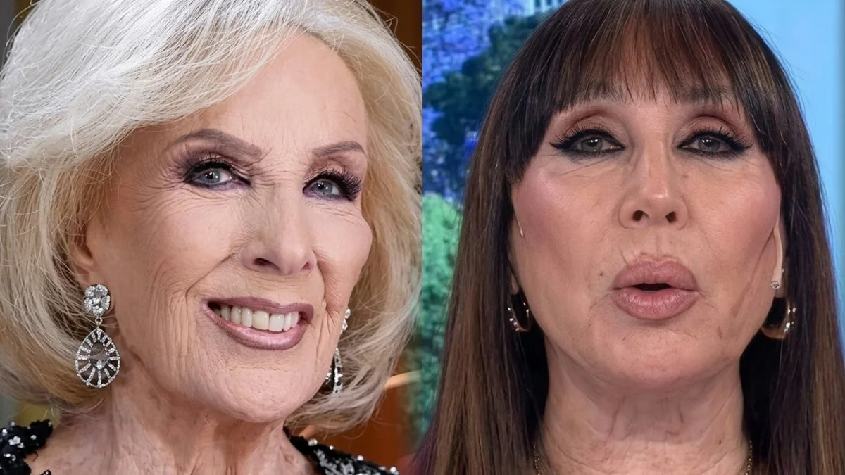 Mirtha Legrand y Moria Casán